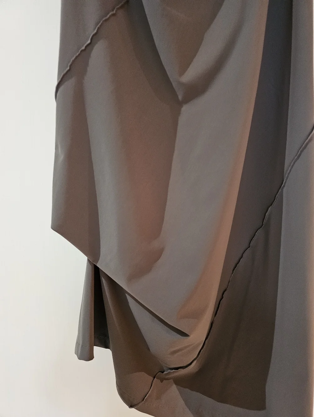 Porto San Francisco Avant-garde Cinched Beautiful Midi Skirt Asymmetrical - M - Picture 4 of 9